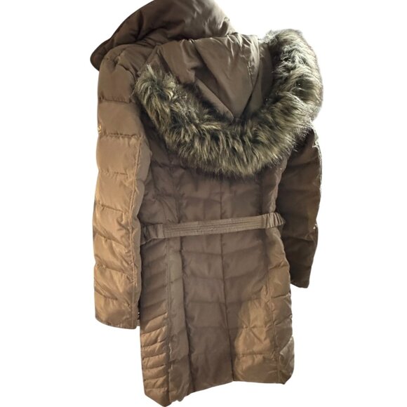 Michael Kors Missy Quilted Midi Down Small Jacket - Picture 12 of 12